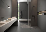 Porc.Rect.Carpenter Grey(Antibact Colored Body)