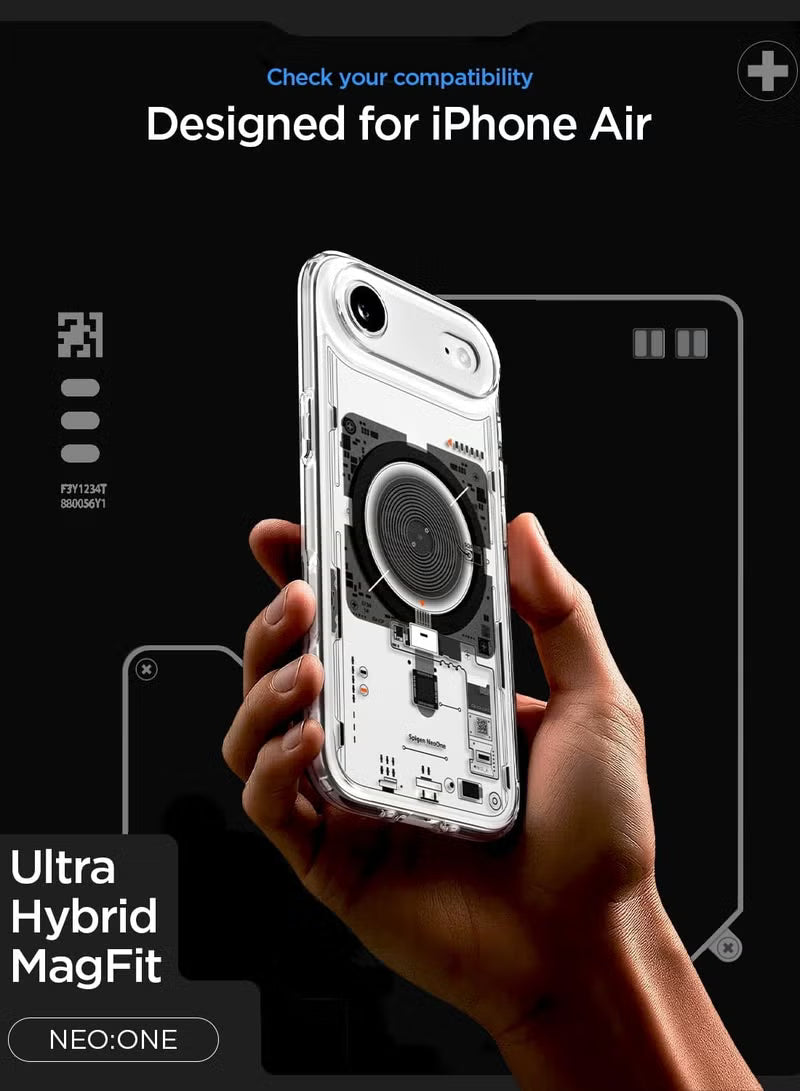 Ultra Hybrid MagFit iPhone 17 Air Case Cover with MagSafe (2025) - Neo One