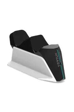 VERTUX DualDock (PowerBase‑PS5) Charging Hub for PS5 DualSense Controllers – White