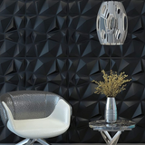 3D PVC Wall Panel – Matt Black (D094)