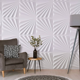 3D PVC Wall Panel – Matt White (D142)