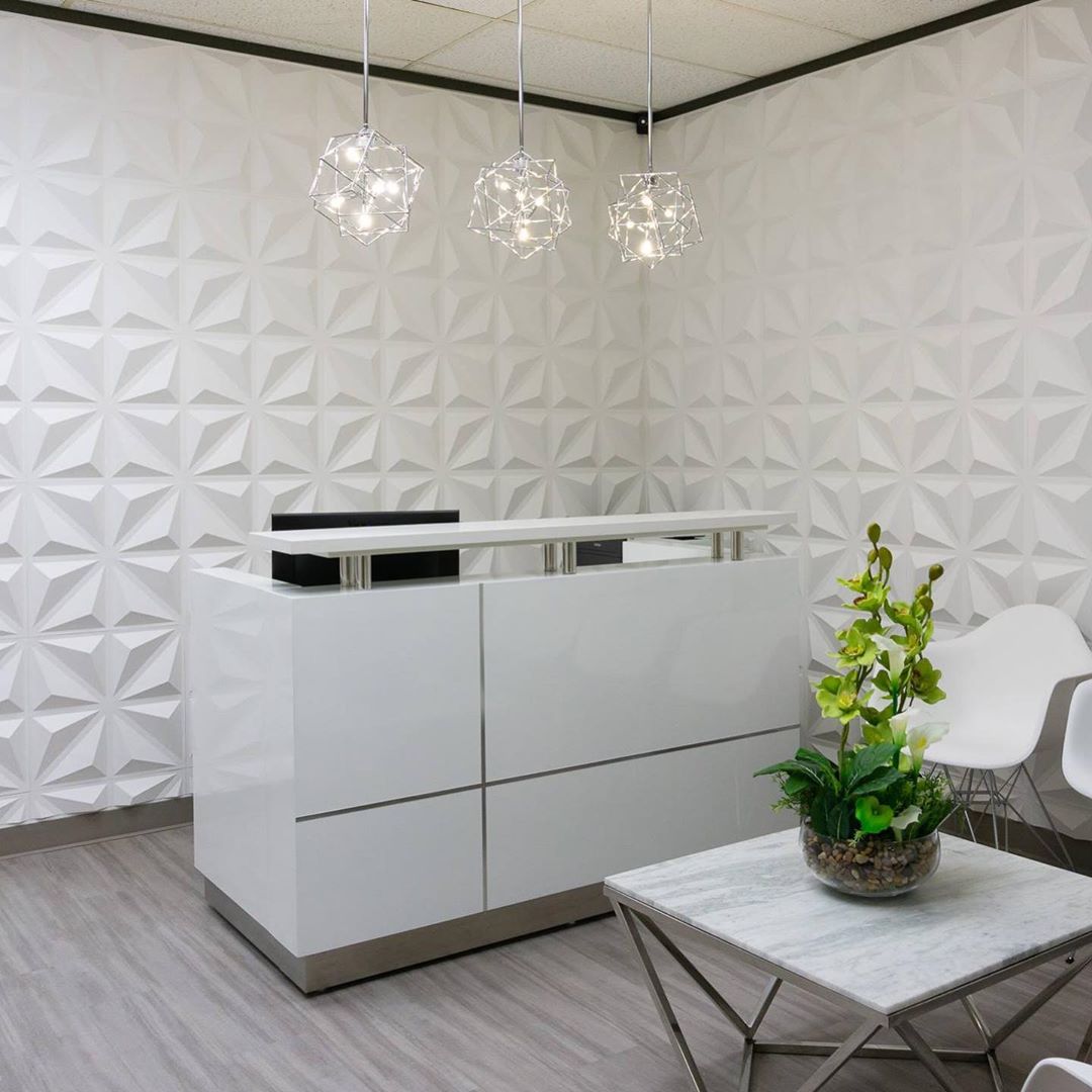 3D PVC Wall Panel – Matt White (D017)