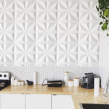 3D PVC Wall Panel – Matt White (D017)