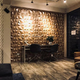 3D PVC Wall Panel – Matt Gold (D094)