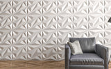 3D PVC Wall Panel – Matt White (D137)