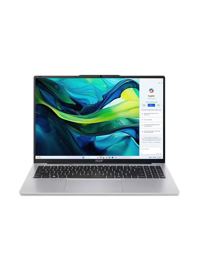 Acer Aspire Lite AL16 16-Inch WUXGA Core i5 Laptop, 8GB DDR5 RAM, 512GB SSD, Intel UHD Graphics, Silver