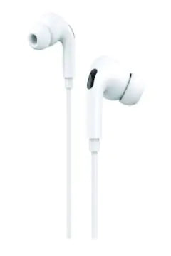 PLATINUM Fine Series Stereo Wired Earphones 3.5mm – White