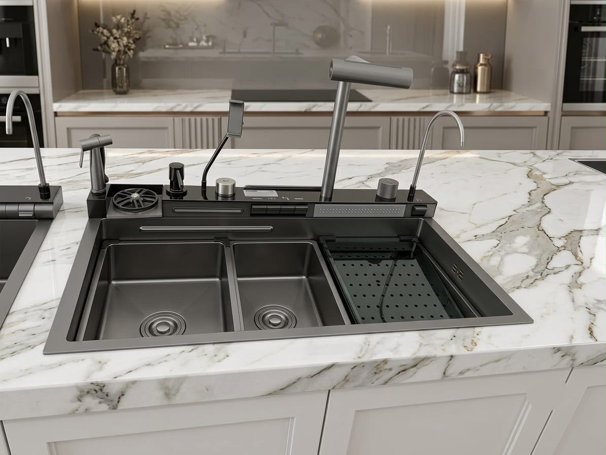Kitchen Sink Double Bowl