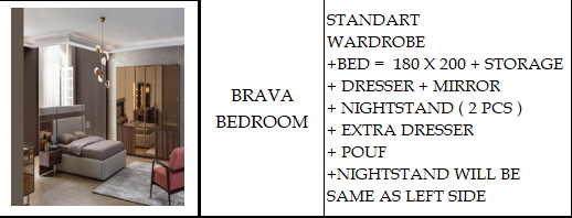 Brava Bedroom Set