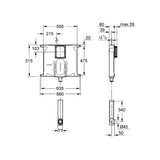 Grohe Flushing Cistern – Black