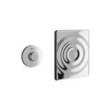 Grohe Air Flush Button With Surf Wall Plate – Chrome