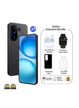 X200 FE Dual SIM 5G Black 12GB RAM 512GB With Exclusive Gifts - TWS Earbuds, V-Premier Smart Watch, 90W Charger And 24 Months Warranty + 1 Year Screen Replacement - Middle East Version