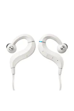 DENON – Wireless Sport Headphones with Integrated Controls (White, AH-C160W