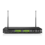 NEDIS Wireless Microphone Set – 16‑Channel, 2 Microphones Included