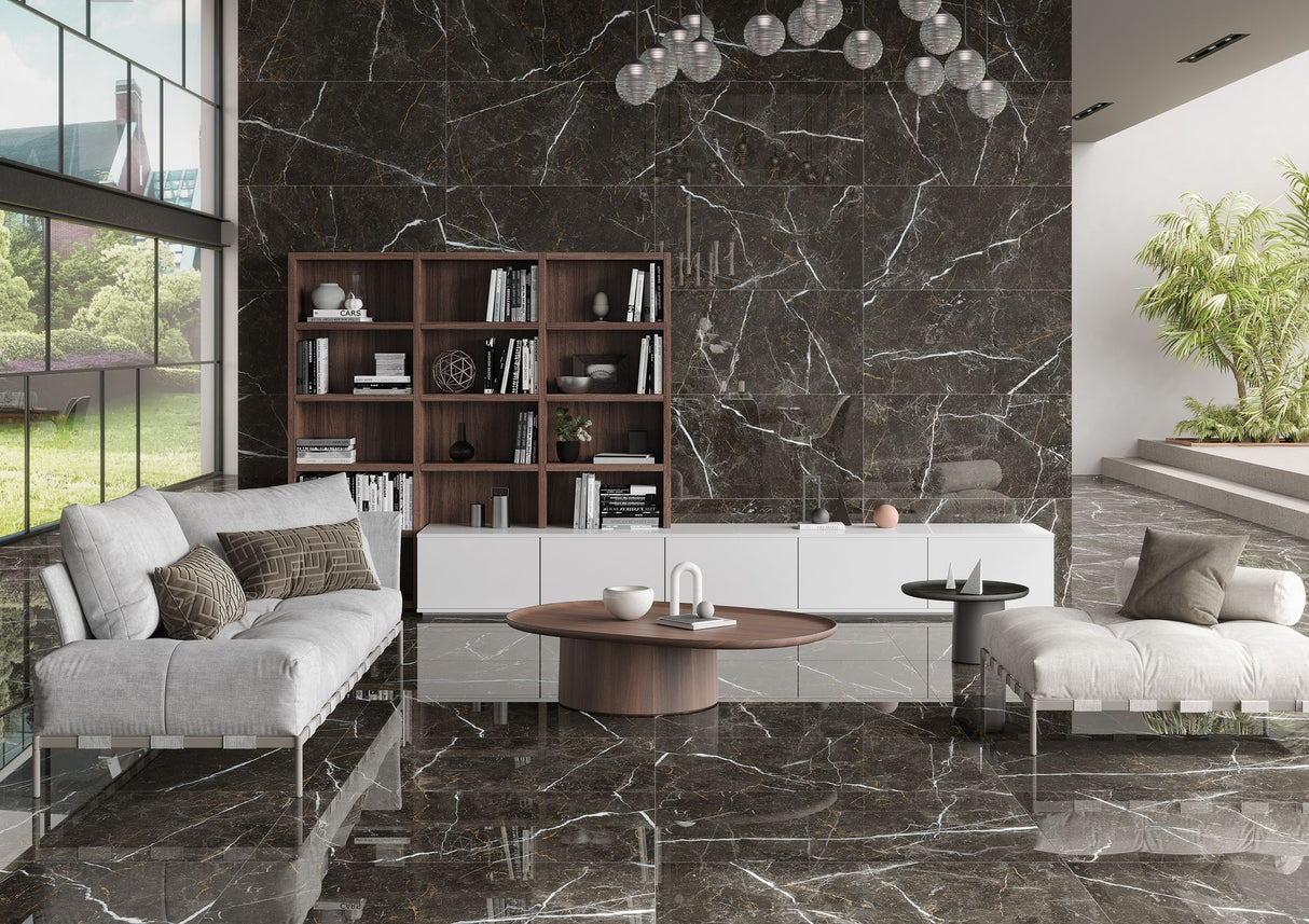 Gold Polished Porcelain Tile