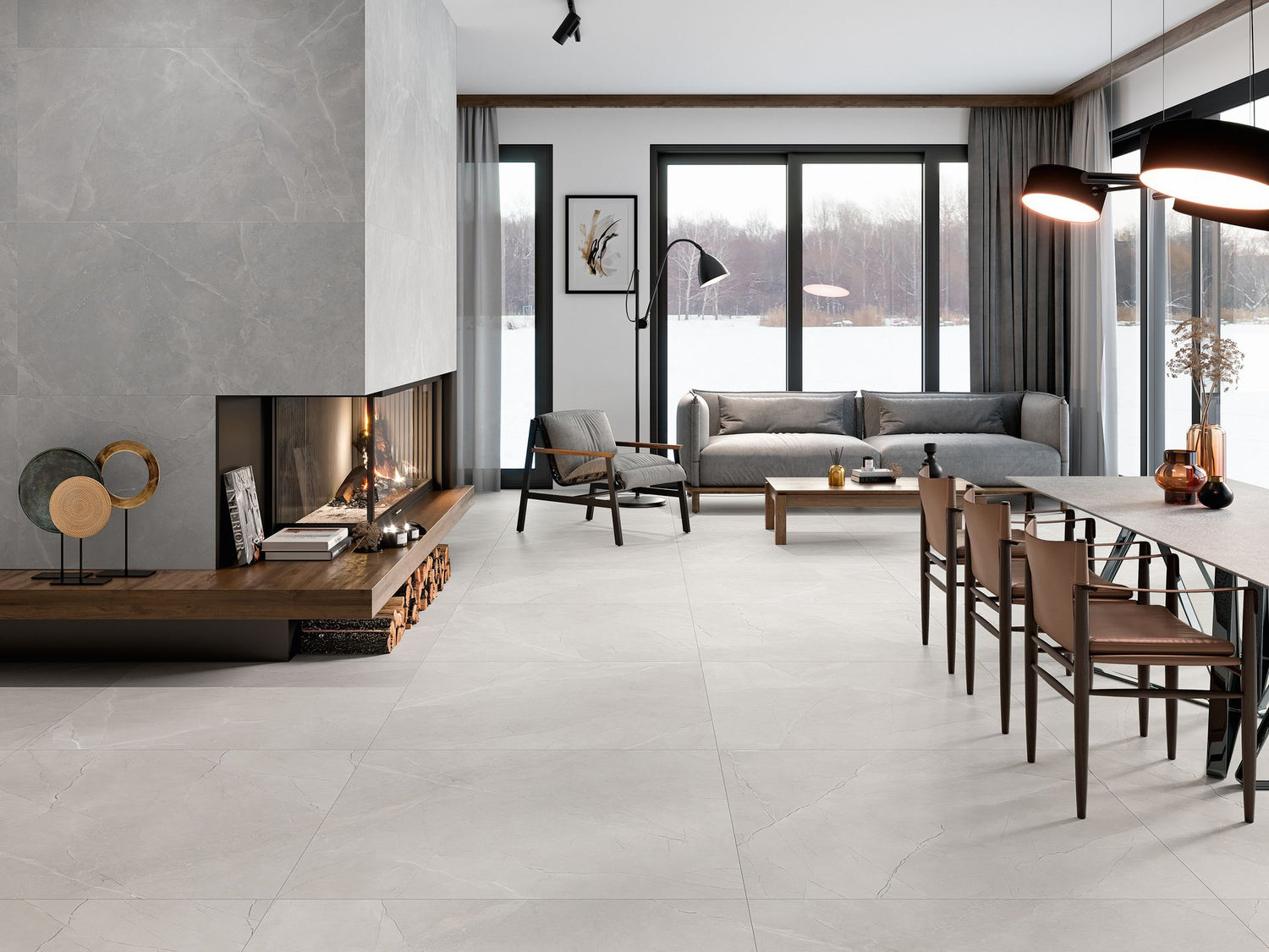 Dalkey Gris Satin 995×995 Porcelain Tile