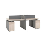 محطة عمل مكتبية 2400*1200*750 (4 مقاعد)