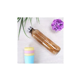 ROYALFORD | Glass Water Bottle 750ML with Portable Steel Cap (Lead-Free)