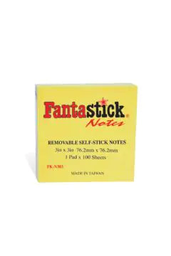 FANTASTICK | Stick Notes 3" x 3" – Yellow