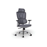 Office Chair Grey with Headrest