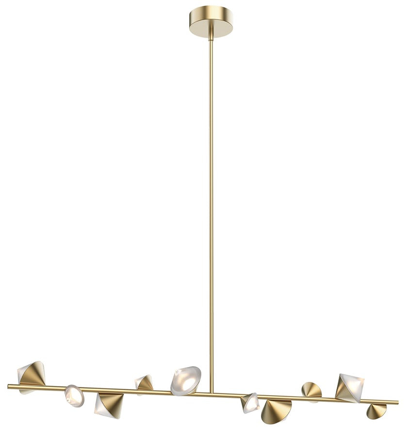 Pendant Lamp - 10307P/L Brass 3000k LED 10*3W