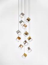 Pendant Lamp - 10301P/12 Gold + Clear D800 G9*12