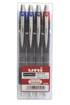 MITSUBISHI | Jetstream Retractable 1.0 mm Ballpoint Pen – 4-Pack
