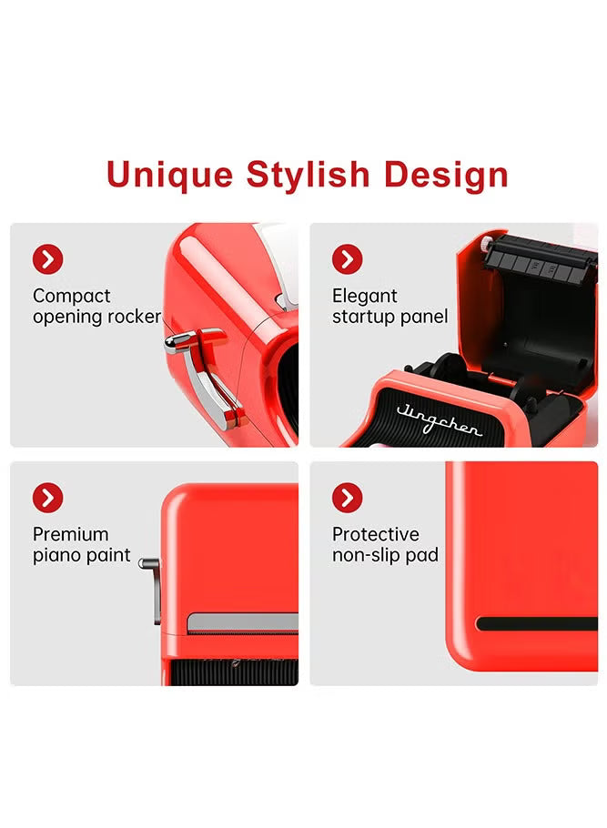 NIIMBOT B21 Pro 300dpi Bluetooth Label Printer-RED