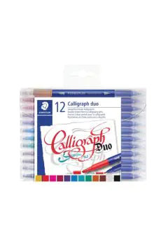 STAEDTLER | Calligraphy Pen Double End Set – 12 Colors