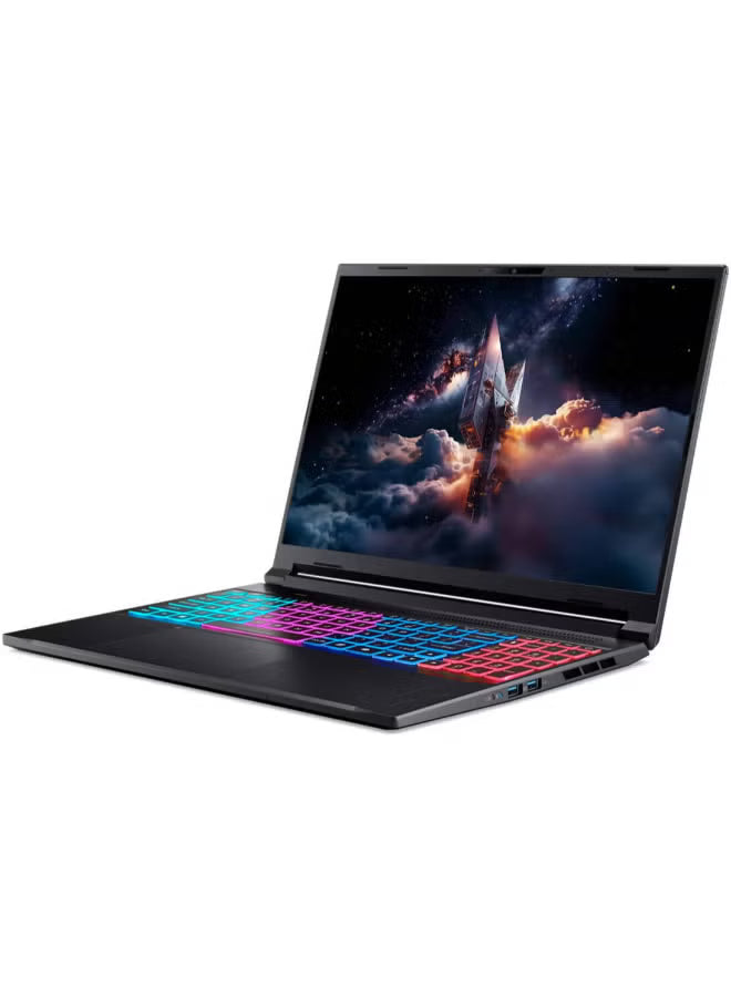 Acer Nitro V16S Gaming Laptop Intel Core 7 240H, 16GB RAM, 1TB SSD, RTX 5060 8GB, 16" WUXGA 180Hz IPS Display, RGB Keyboard – Black
