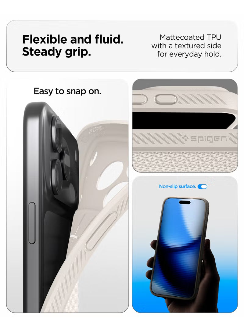 Liquid Air iPhone 17 Pro Max Case Cover (2025) - Natural Titanium