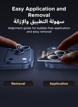 2P Screen Protector and 1P Camera Lens Protector Combo for iPhone 17 Pro Max Ultra HD Clear Scratch Resistant, Military-Grade Protection, Easy Installation, Anti-Fingerprint, Bubble Free Glass Film -