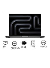 Apple MacBook Pro M5 14-Inch 16GB RAM 1TB SSD – Space Black, International Version
