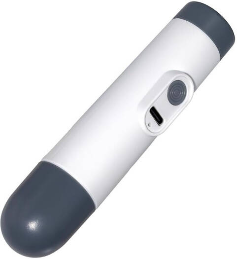 HSM-1043 LED Flashlight with Massager & 500 mAh Rechargeable Battery