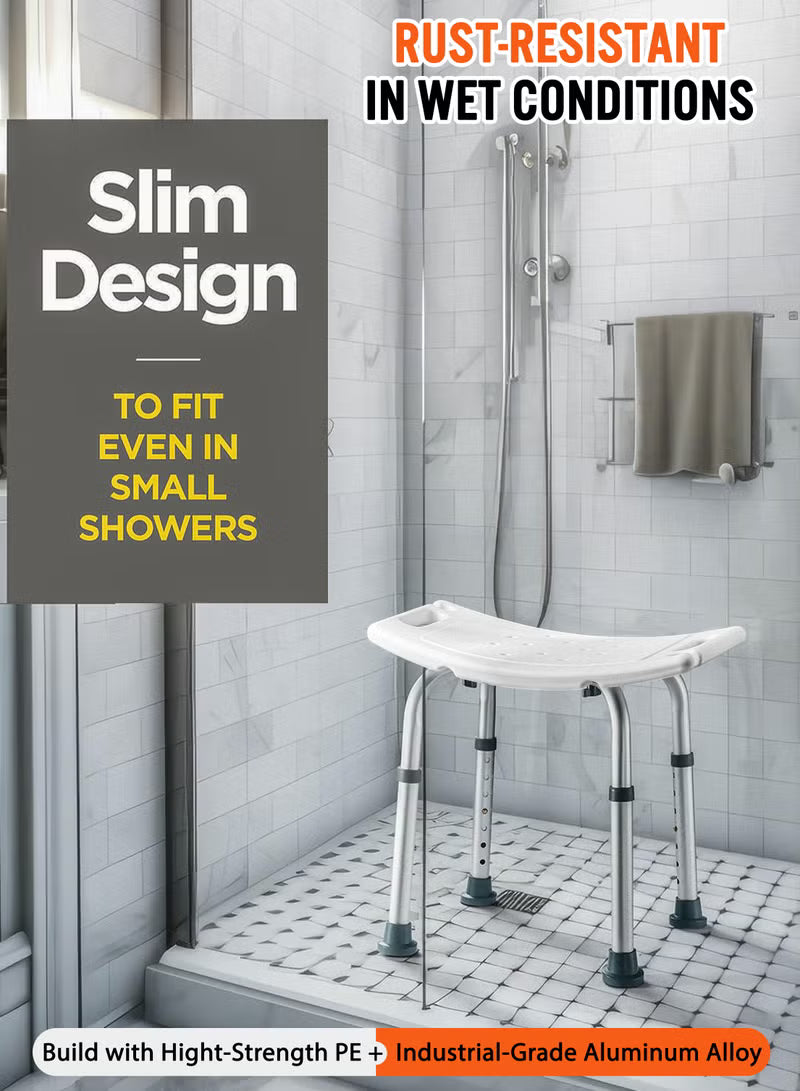 Adjustable Height Shower Stool