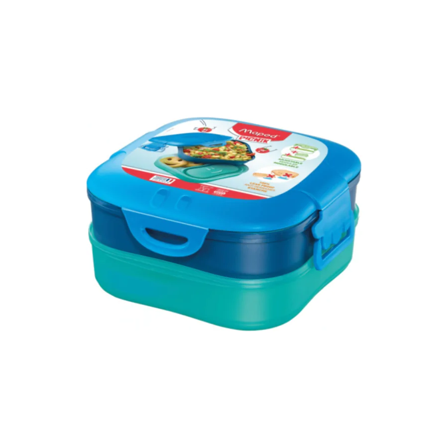 MAPED | Picnik Concept Lunch Box 3 in 1 – Blue