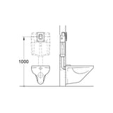 Grohe Skate Cosmopolitan WC Wall Dual Flush Plate – Chrome