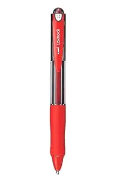 MITSUBISHI Uni‑Ball Laknock Retractable Ballpoint Pen 1.0 mm Red