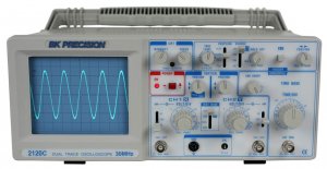 BK Precision 2120C 30 MHz Dual Trace Analog Oscilloscope With Probes QATAR