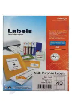 FORMTEC FORMTEC Label 4000 – 52 x 29 mm (Box of 100 Sheets) | Label Ta ...
