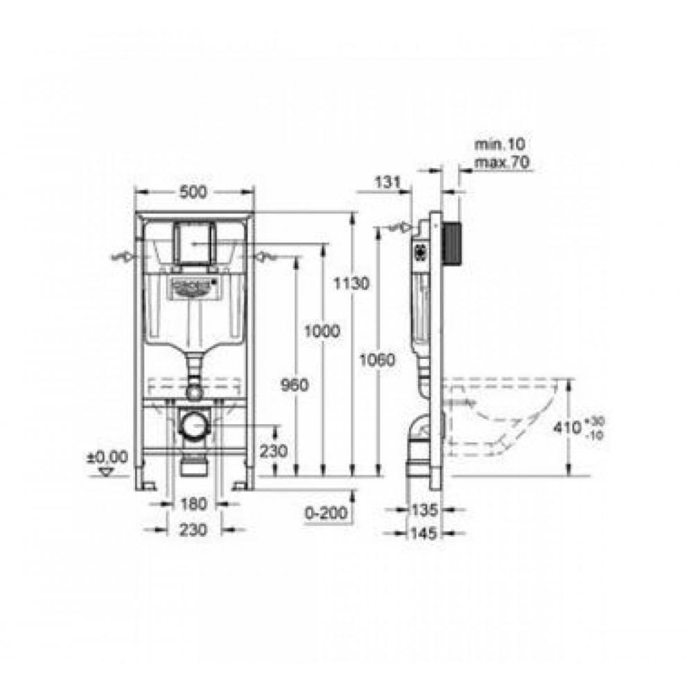GROHE Rapid SL WC Cistern 1.13 M