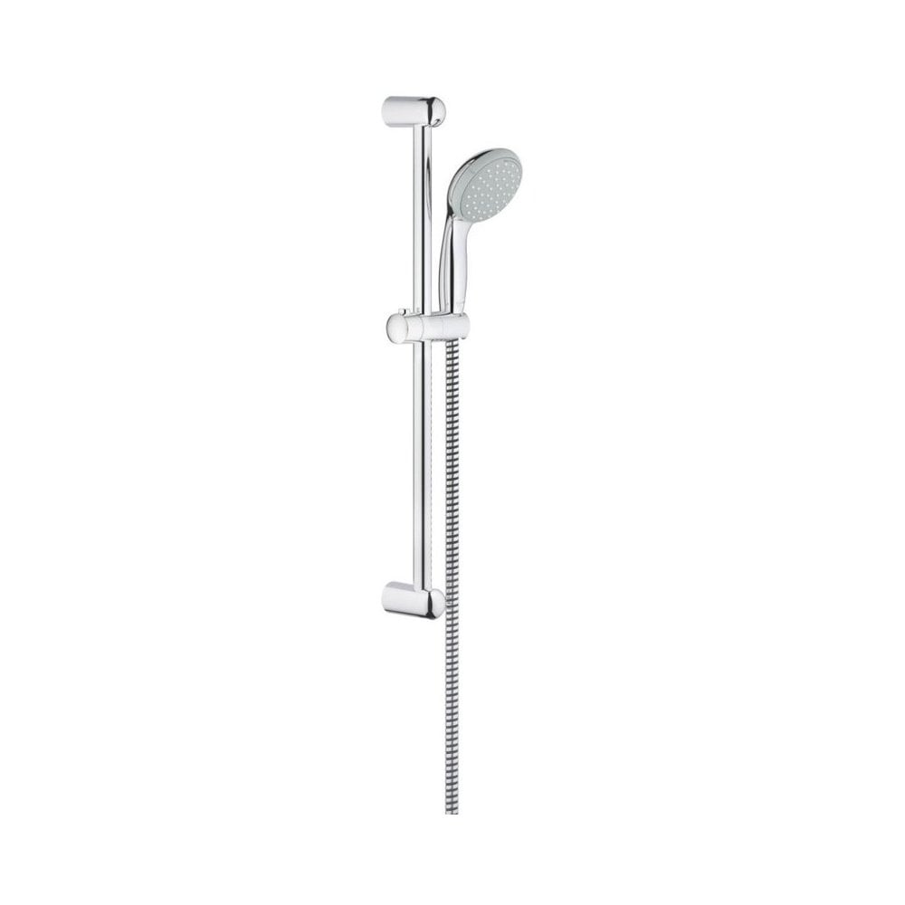 Grohe New Tempesta 100 Shower Rail Set with Handset – 2 Spray Patterns (Chrome)