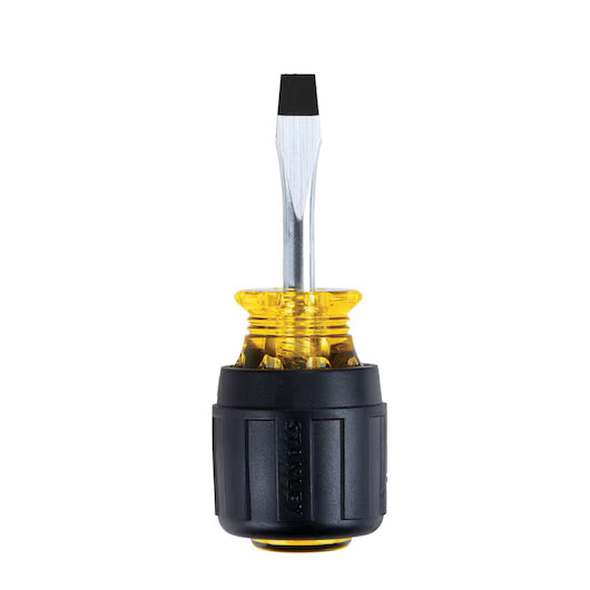 1/4 in × 1-1/2 in Vinyl Grip Stubby Standard Tip Screwdriver