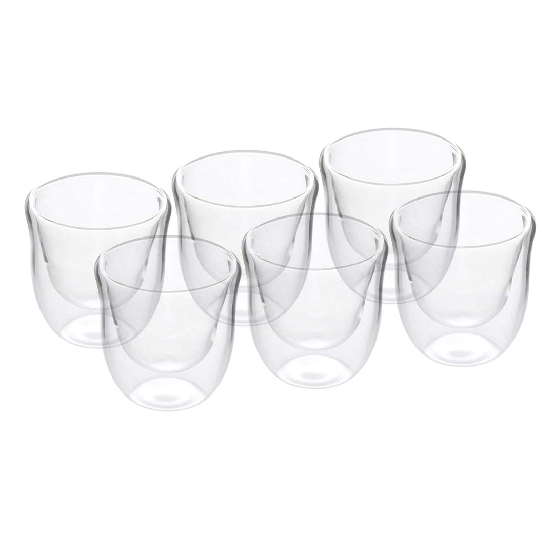 Neoflam Borosilicate Glass Double Wall Cawa Cup Set