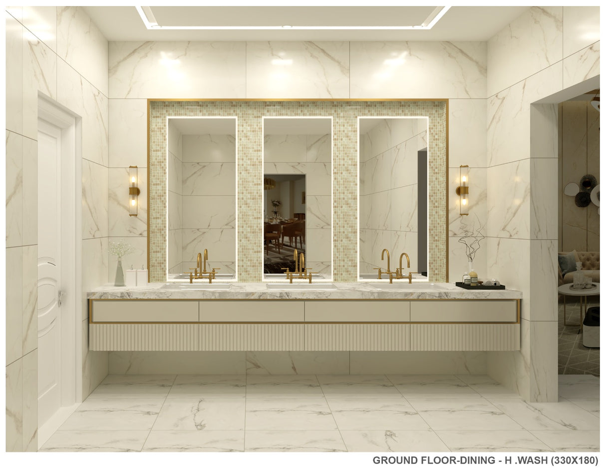 Quartz Beige Dot Mosaic