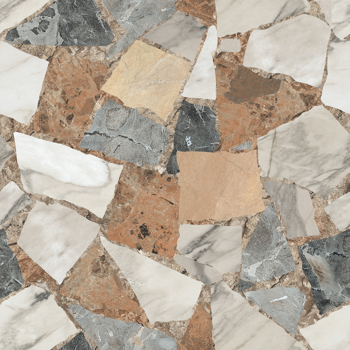 Mosaic Stone Outdoor Tile 7033 400×400×16mm