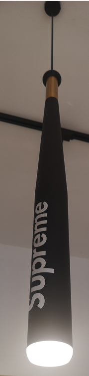 Baseball Black Gold Handle Light 60×760 (Model YZ3043)