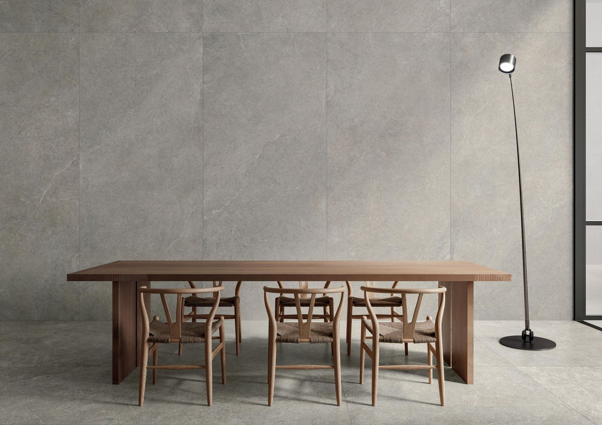 Tile  Limestone Taupe SQ Matt