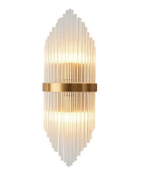 88002W/S Copper Crystal Wall Sconce
