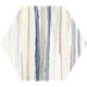 22*25CM Hexagon Porcelain – Flow Blue Mix (25,1.04